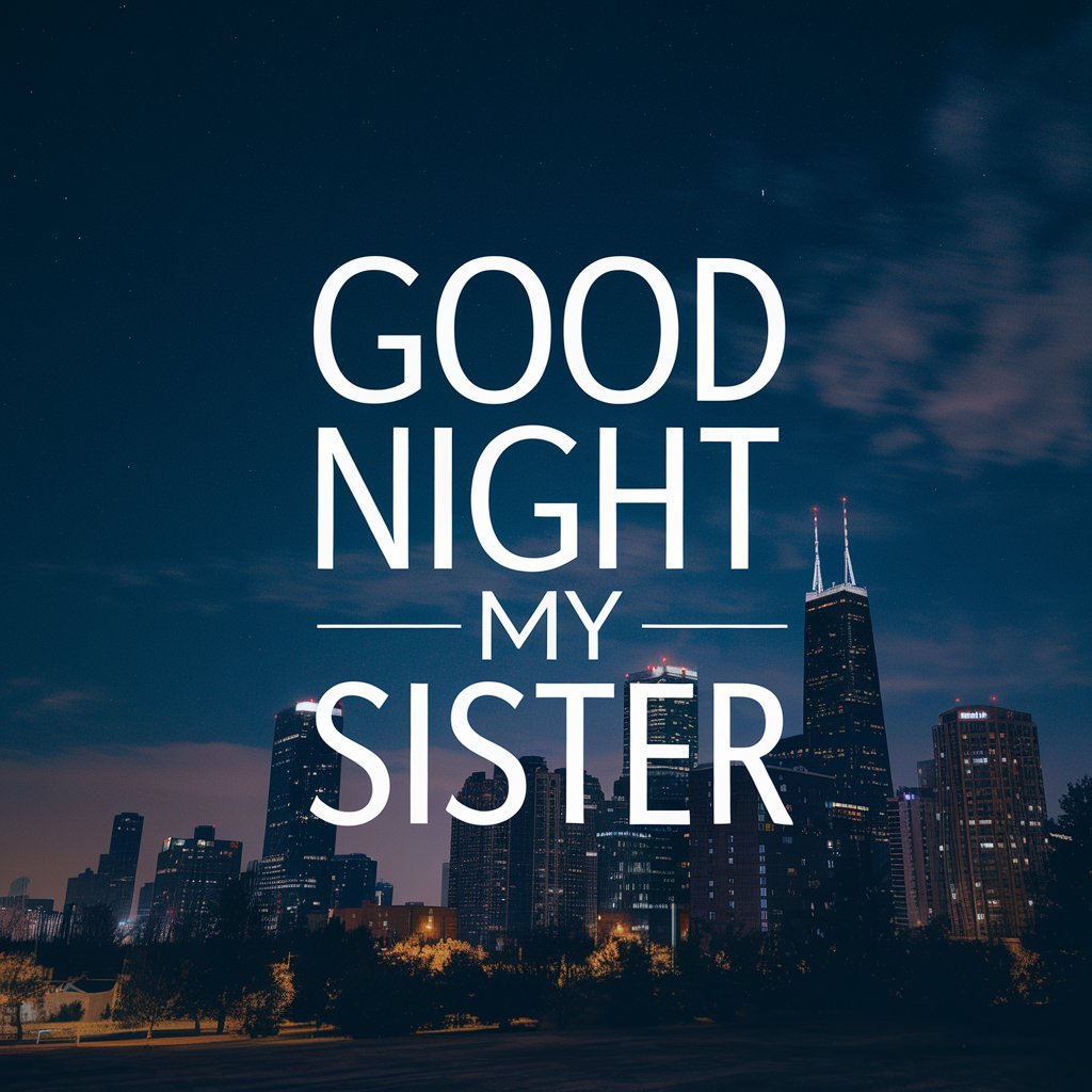 Good Night Messages For Sister