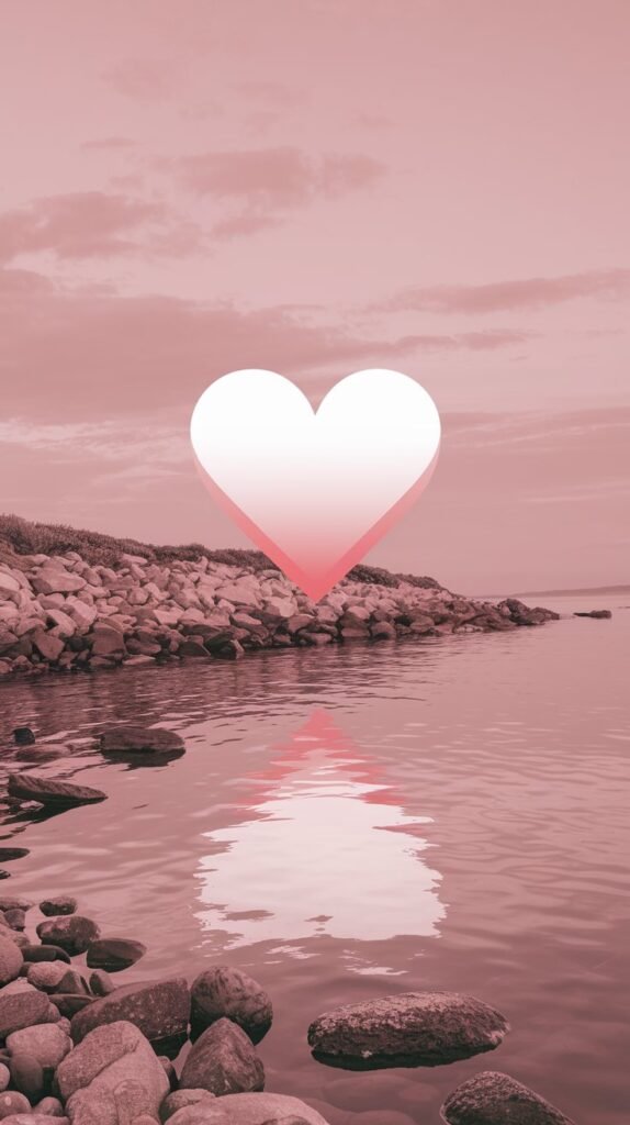 Refresh Your Space with Stunning 10+ Pink Wallpapers 8 a serene coastal scene with a soft light rru3I4t0Qeif8uI4a3d3 Q AL79m2FPSWqu p9LgMjJDQ