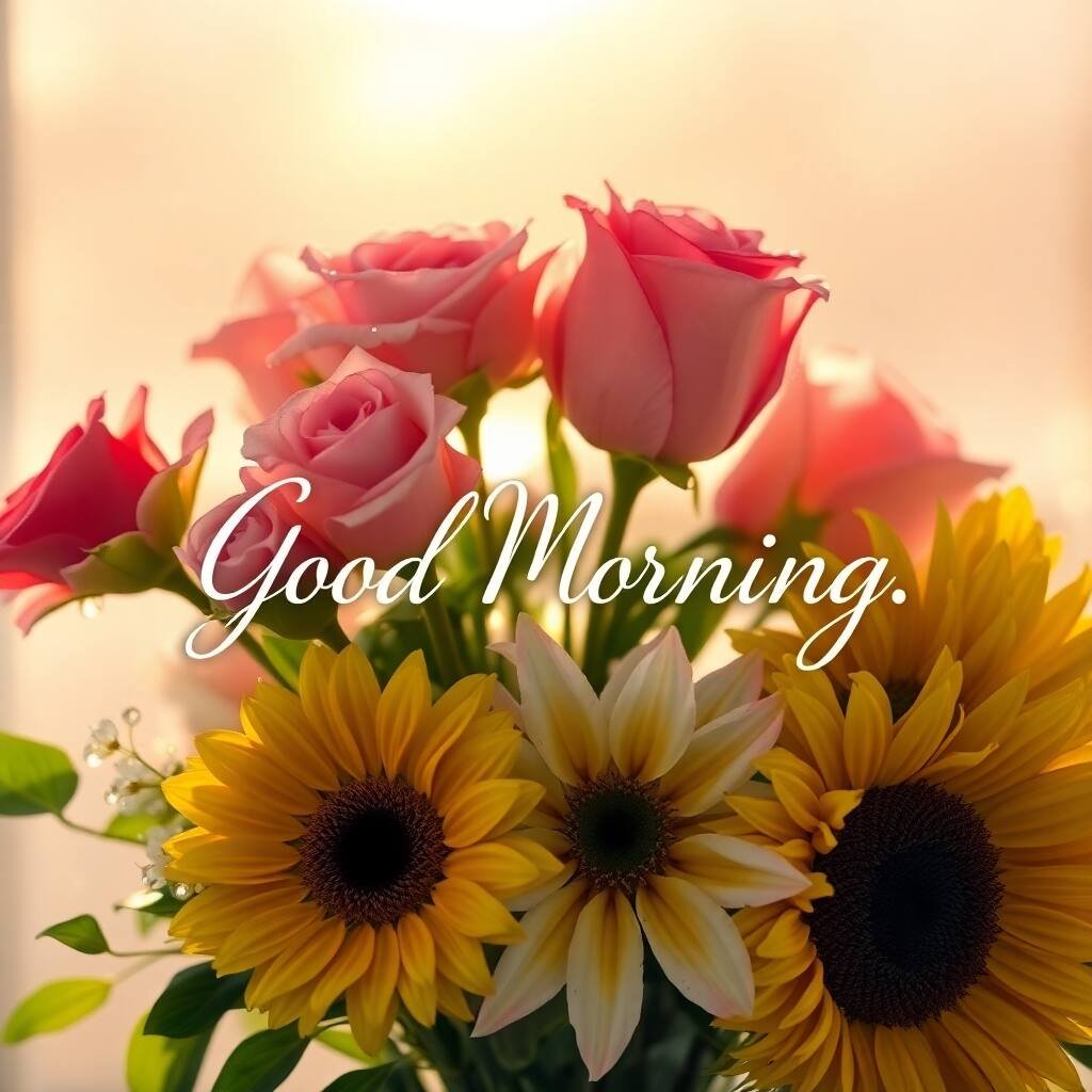 Good Morning Images Flower Beautiful Floral Greetings 2 good morning images flower