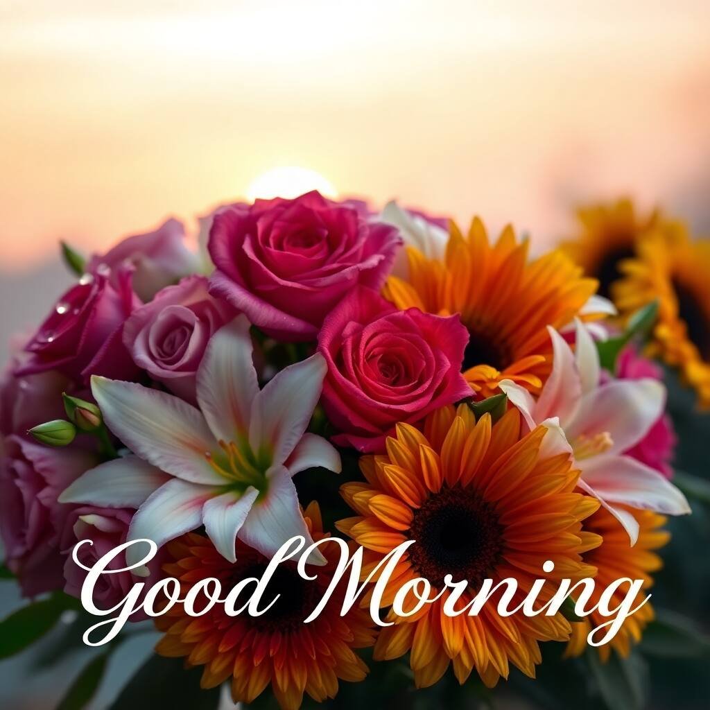 Good Morning Images Flower Beautiful Floral Greetings 3 good morning images flower