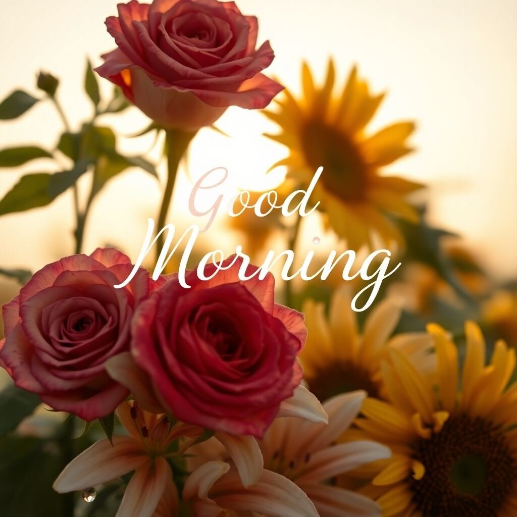 Good Morning Images Flower Beautiful Floral Greetings 9 good morning images flower
