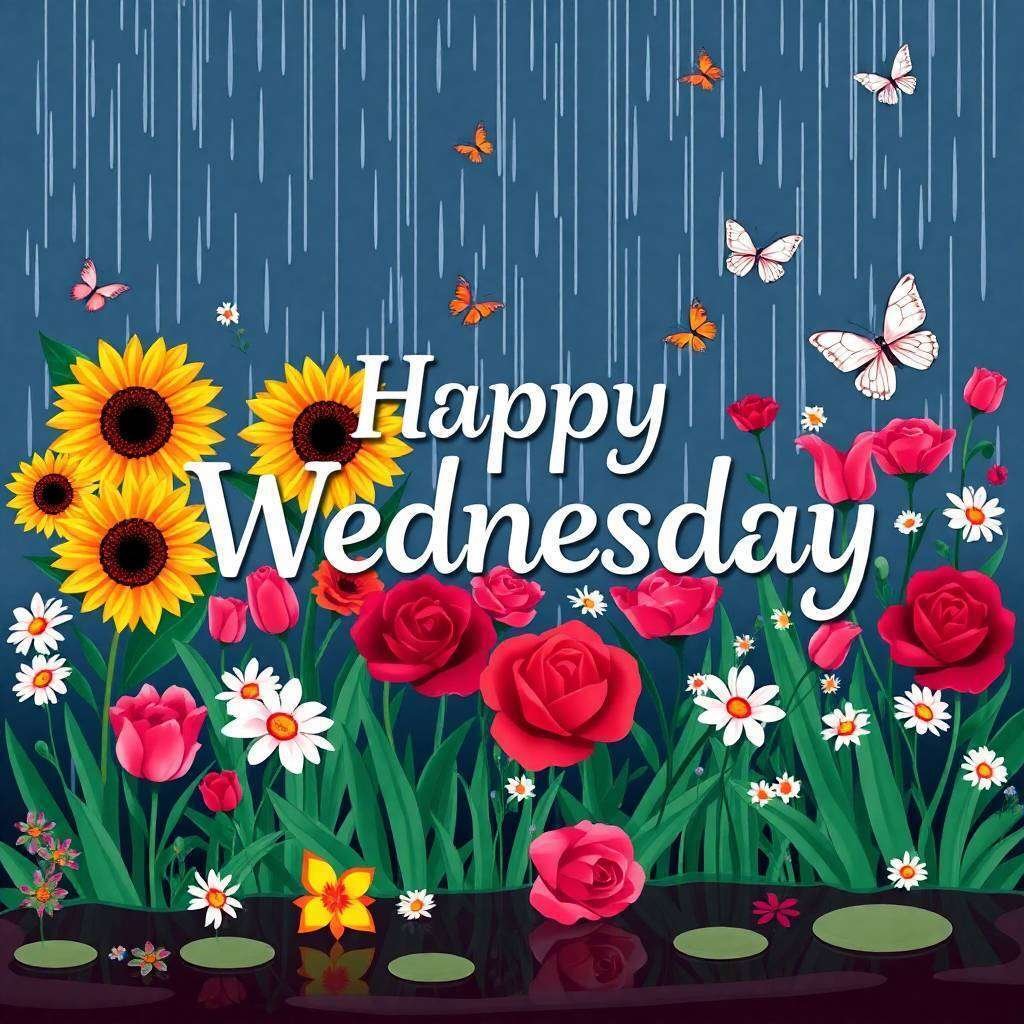Heart touching Happy Wednesday Flower Images to Share 9 happy wednesday flower images