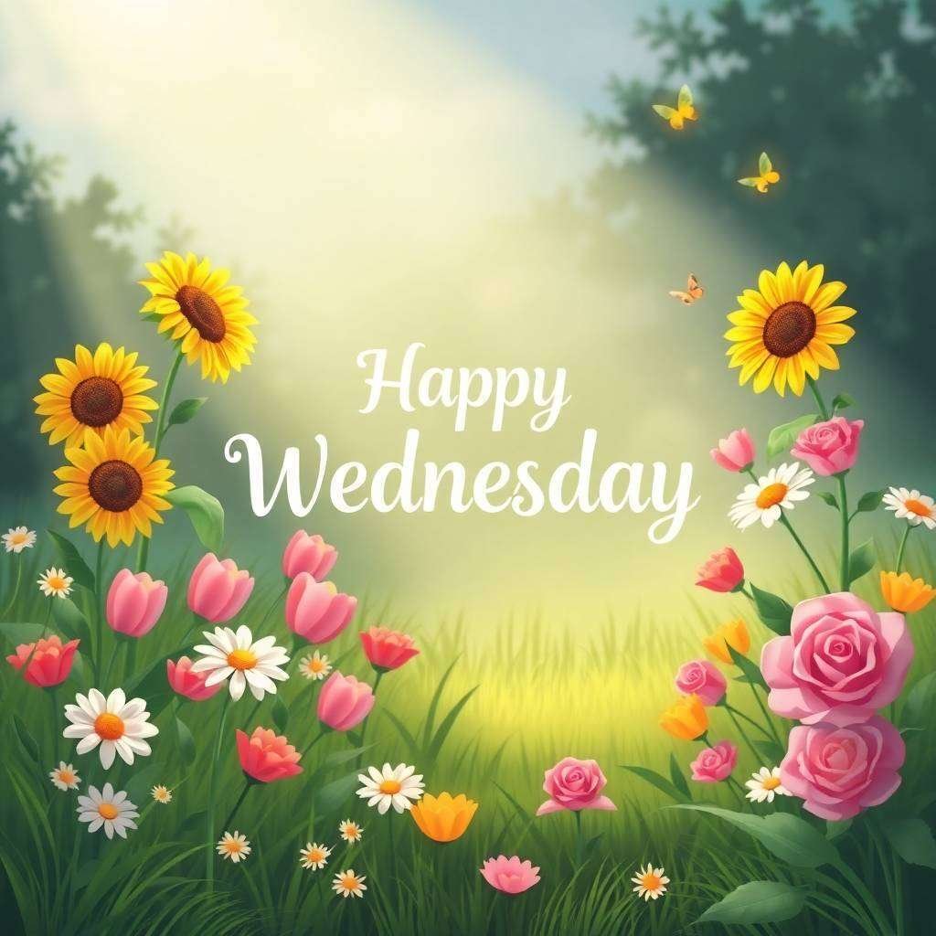 Heart touching Happy Wednesday Flower Images to Share 6 happy wednesday flower images