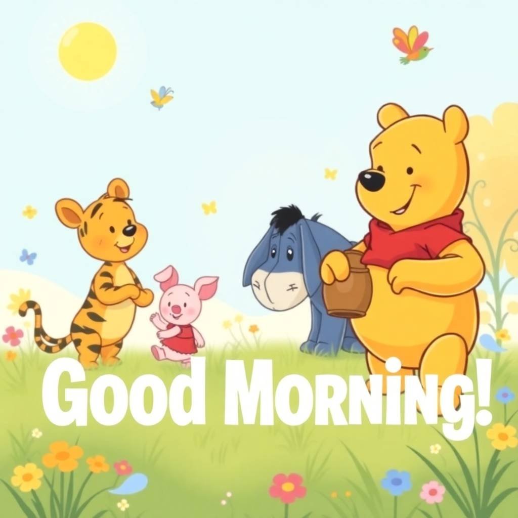 Sweet Winnie the Pooh Good Morning Images 9 winnie the pooh good morning images