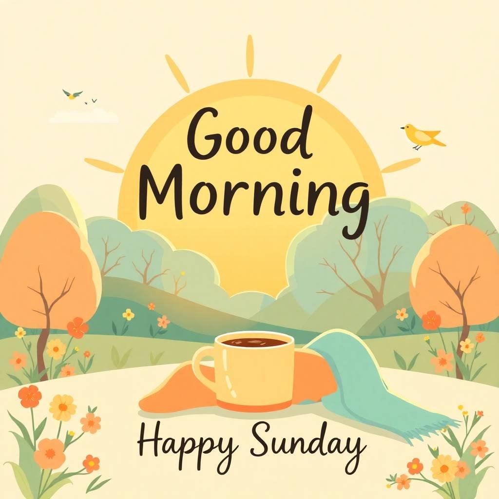 Good Morning Sunday Images to Brighten Your Day 23 good morning sunday images