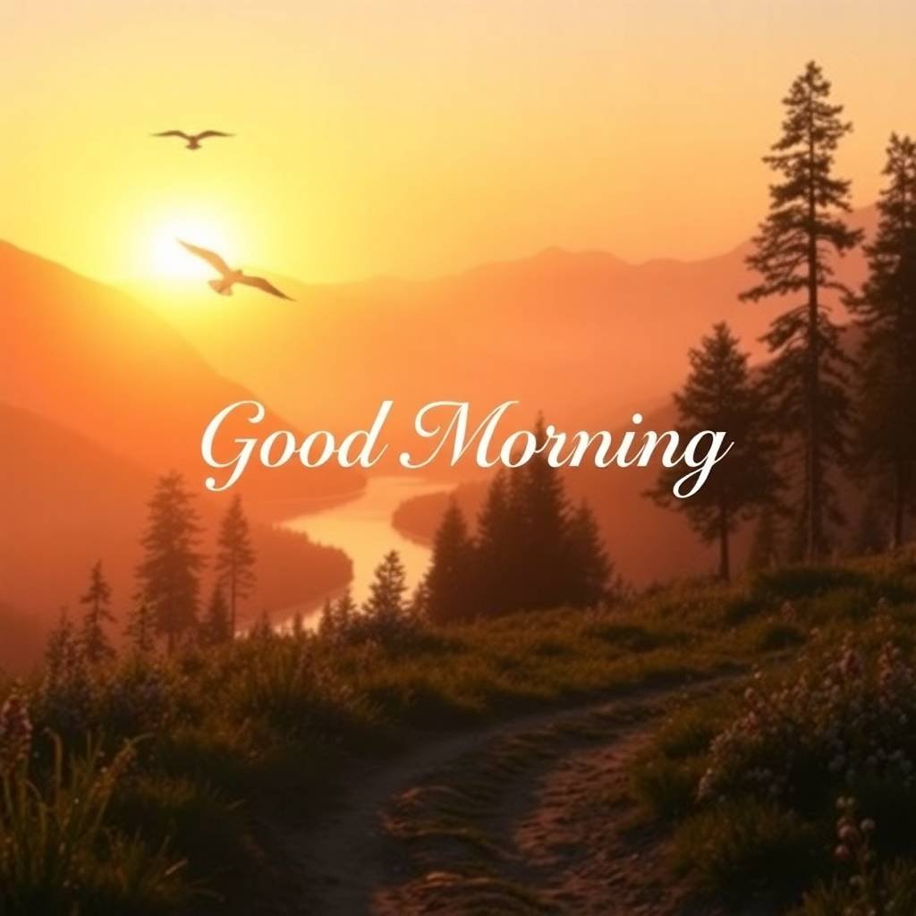Beautiful Sunrise Good Morning Images with Nature 13 sunrise good morning images with nature