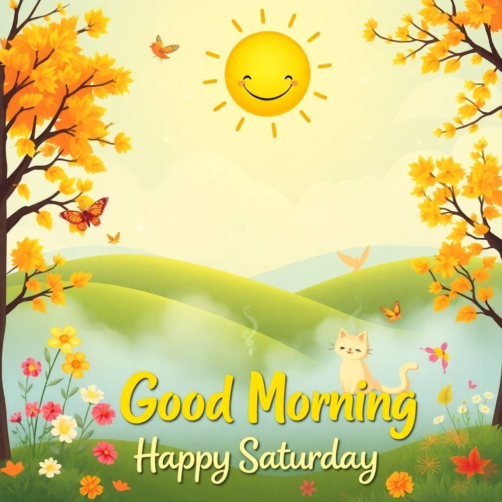 Brighten Up with Good Morning Happy Saturday Images 15 good morning happy saturday images