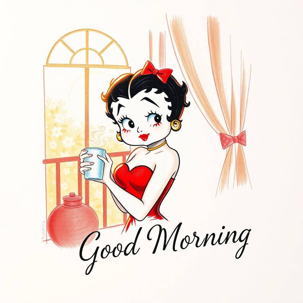 betty boop good morning images