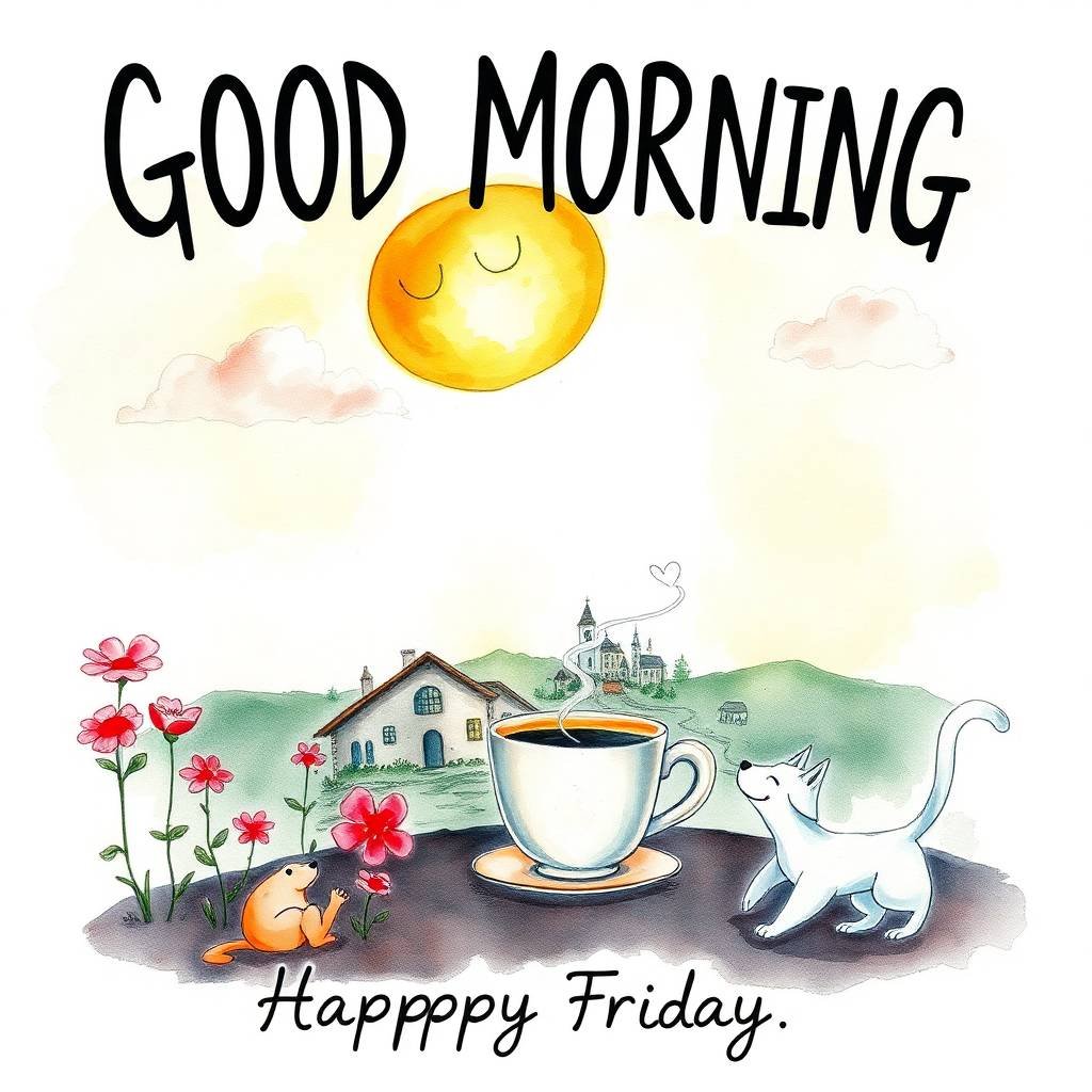 Good Morning Happy Friday Images to Share 13 Good Morning happy friday images