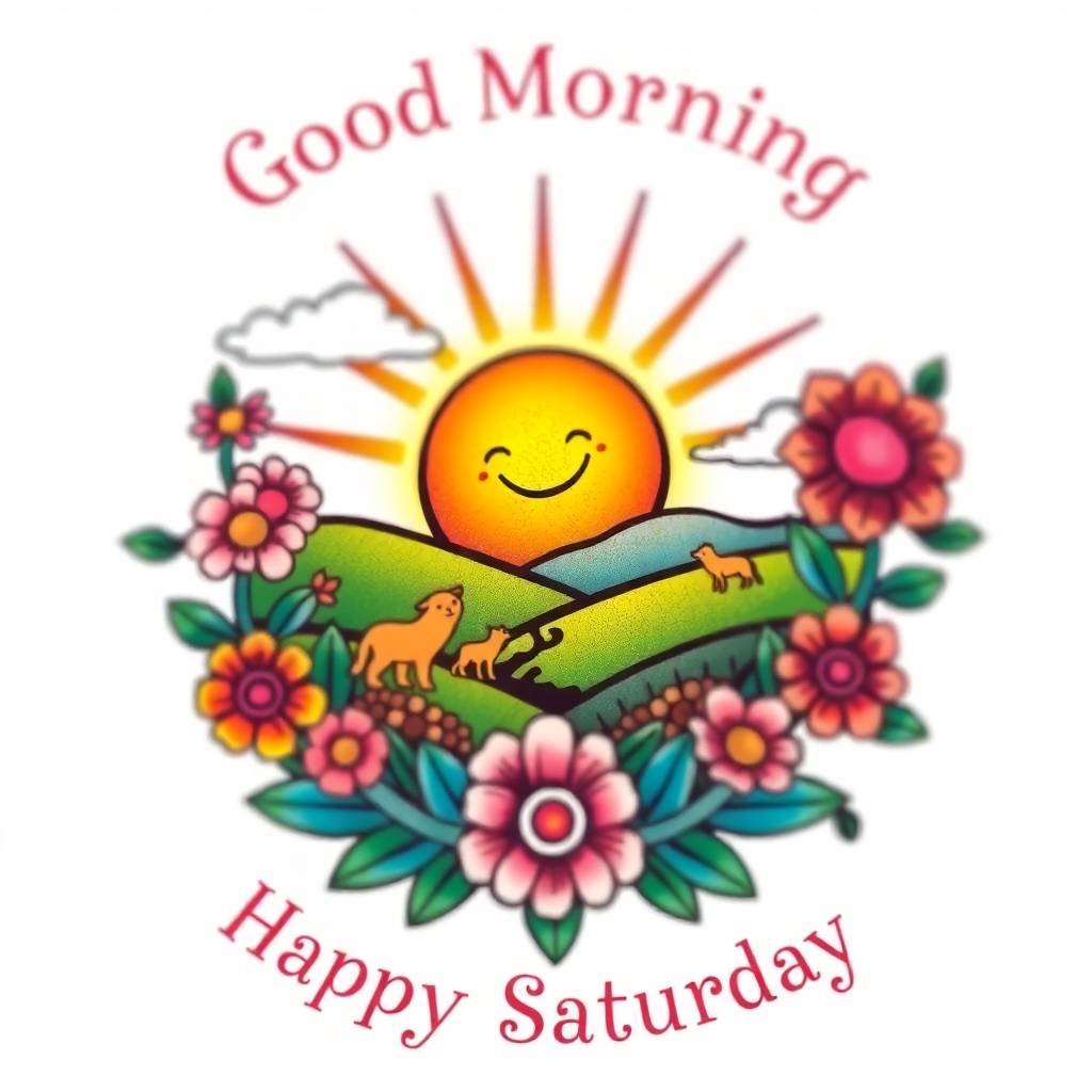 Brighten Up with Good Morning Happy Saturday Images 7 good morning happy saturday images