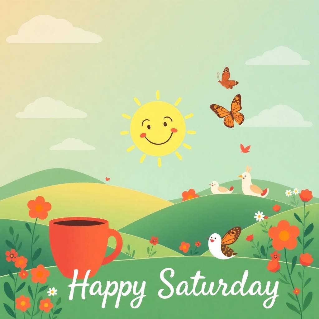Brighten Up with Good Morning Happy Saturday Images 6 good morning happy saturday images