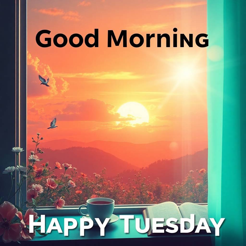 Bright & Positive Good Morning Tuesday Images 4 good morning tuesday images