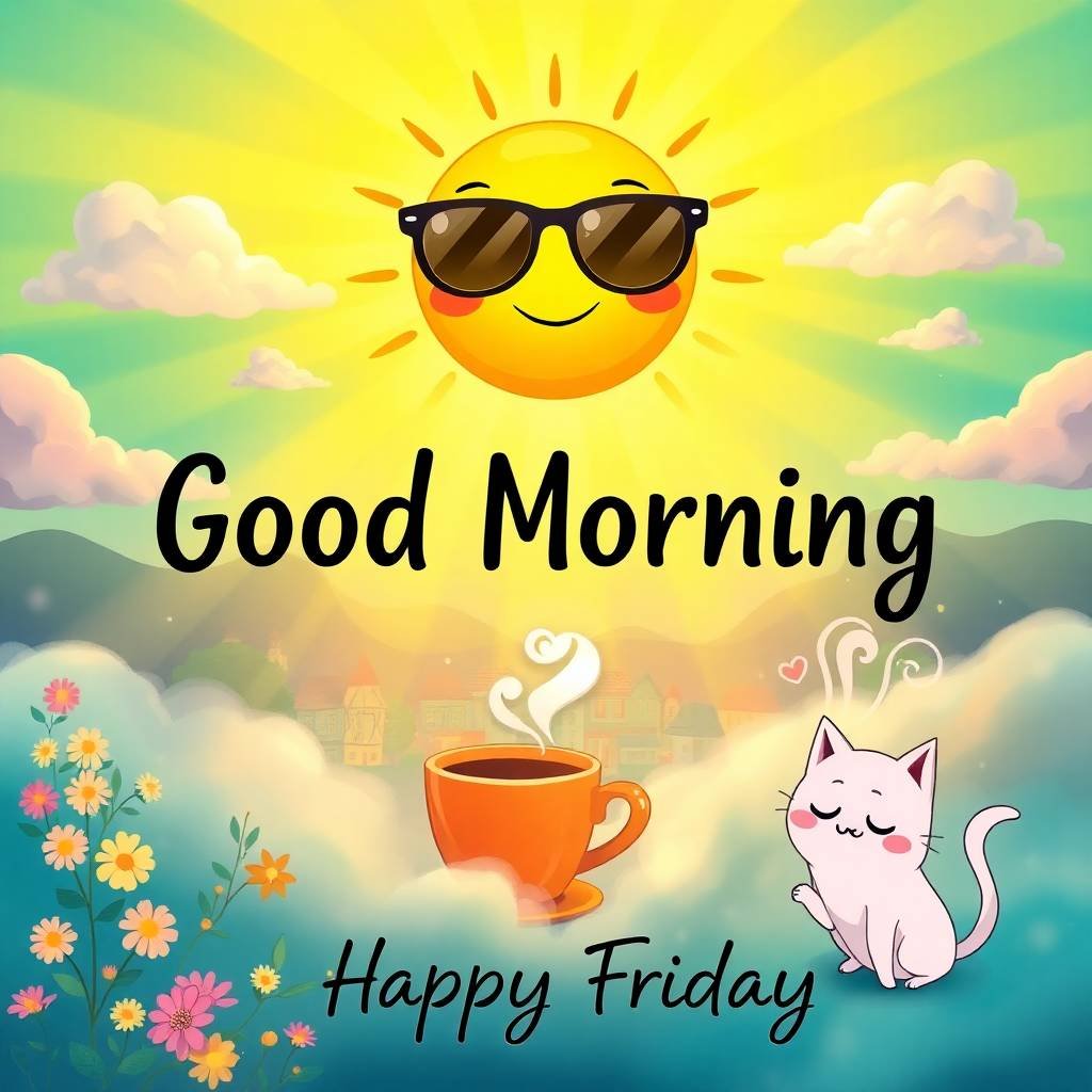 Good Morning Happy Friday Images to Share 3 Good Morning happy friday images