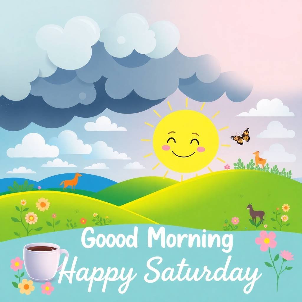 Brighten Up with Good Morning Happy Saturday Images 11 good morning happy saturday images