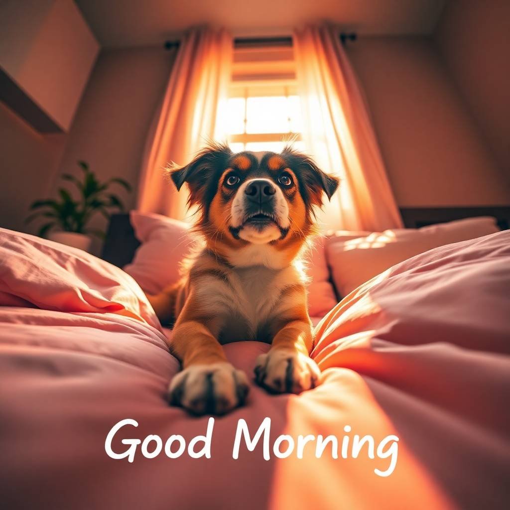 30+ Cute Good Morning Pictures with Dogs 3 good morning pictures with dogs