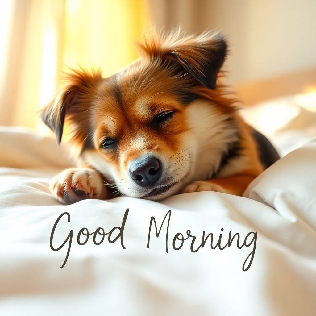 30+ Cute Good Morning Pictures with Dogs 24 good morning pictures with dogs