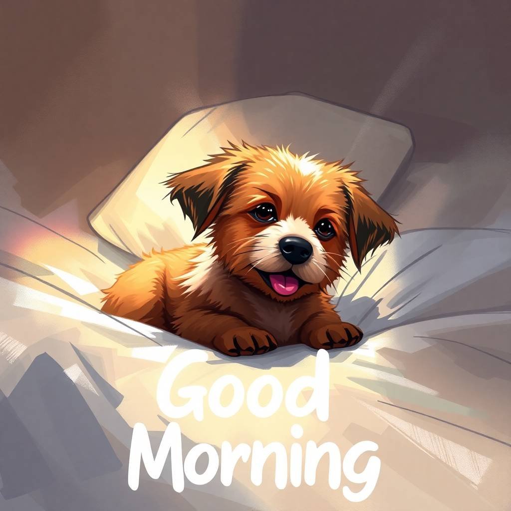 30+ Cute Good Morning Pictures with Dogs 25 good morning pictures with dogs