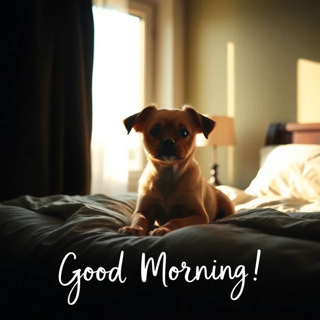 30+ Cute Good Morning Pictures with Dogs 7 good morning pictures with dogs