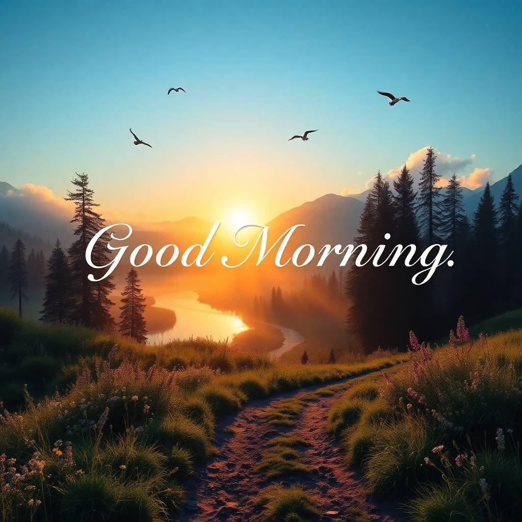 Beautiful Sunrise Good Morning Images with Nature 22 sunrise good morning images with nature