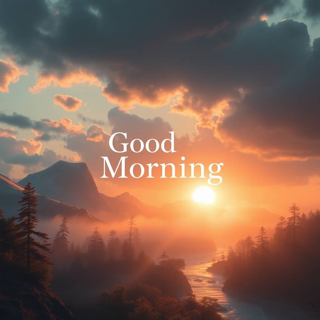 Beautiful Sunrise Good Morning Images with Nature 23 sunrise good morning images with nature