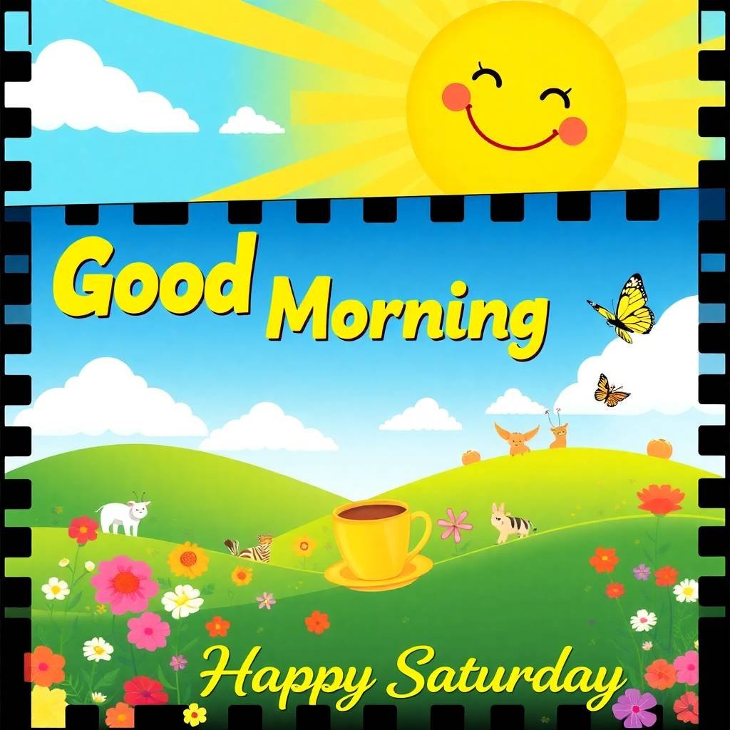 Brighten Up with Good Morning Happy Saturday Images 10 good morning happy saturday images