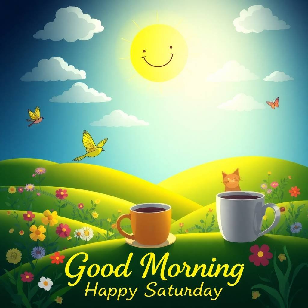 Brighten Up with Good Morning Happy Saturday Images 21 good morning happy saturday images