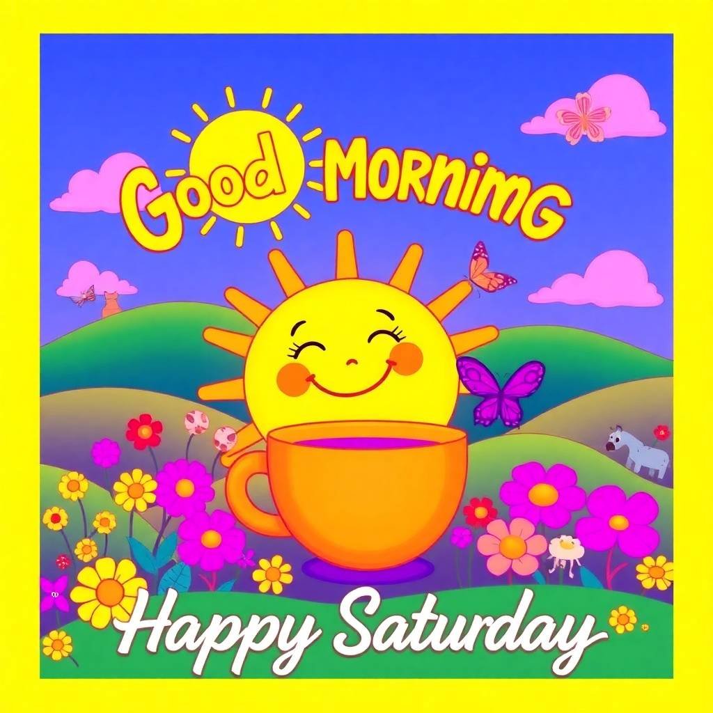 Brighten Up with Good Morning Happy Saturday Images 9 good morning happy saturday images