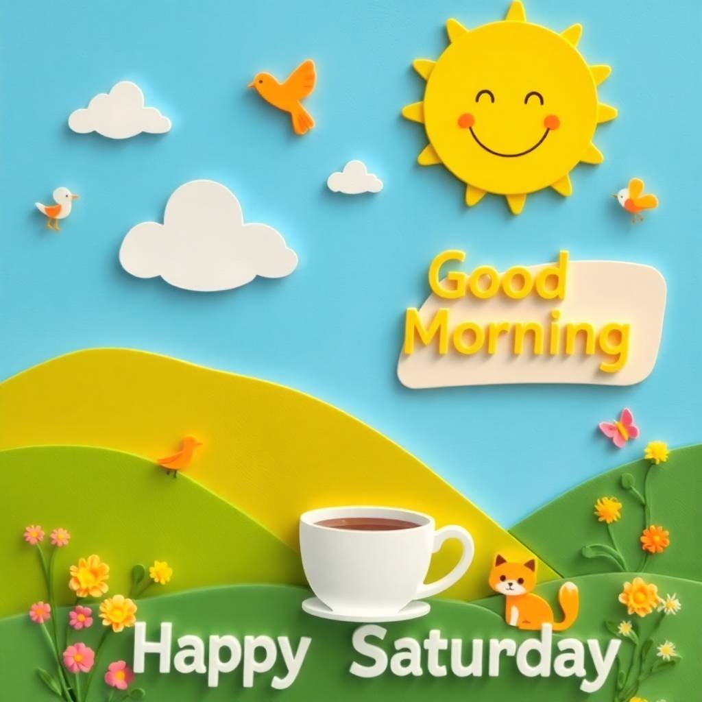 Brighten Up with Good Morning Happy Saturday Images 23 good morning happy saturday images