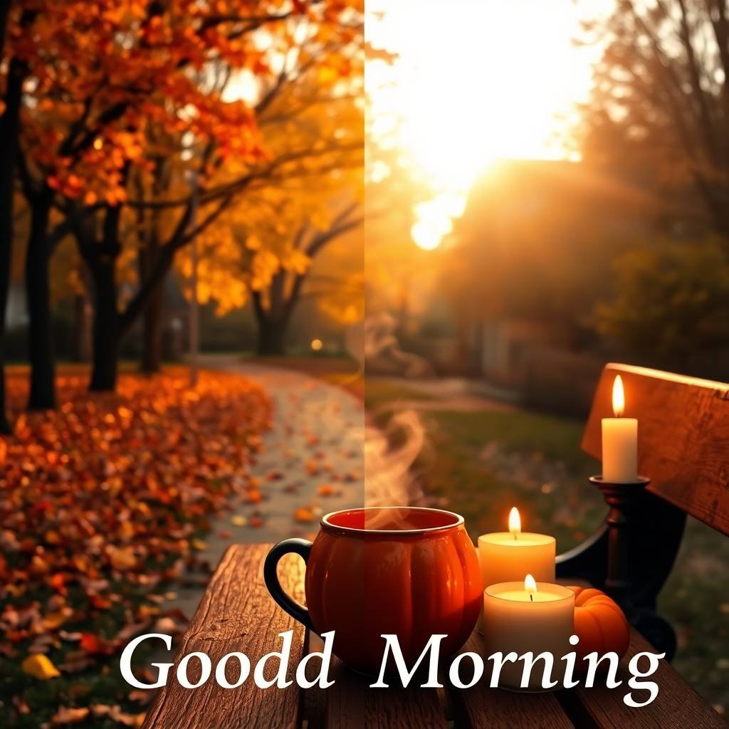 good morning fall images