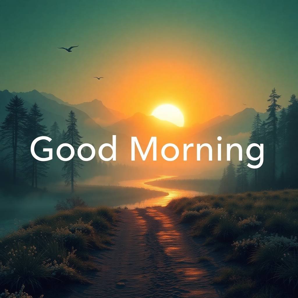 Beautiful Sunrise Good Morning Images with Nature 19 sunrise good morning images with nature