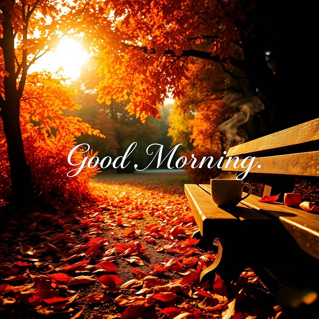 good morning fall images