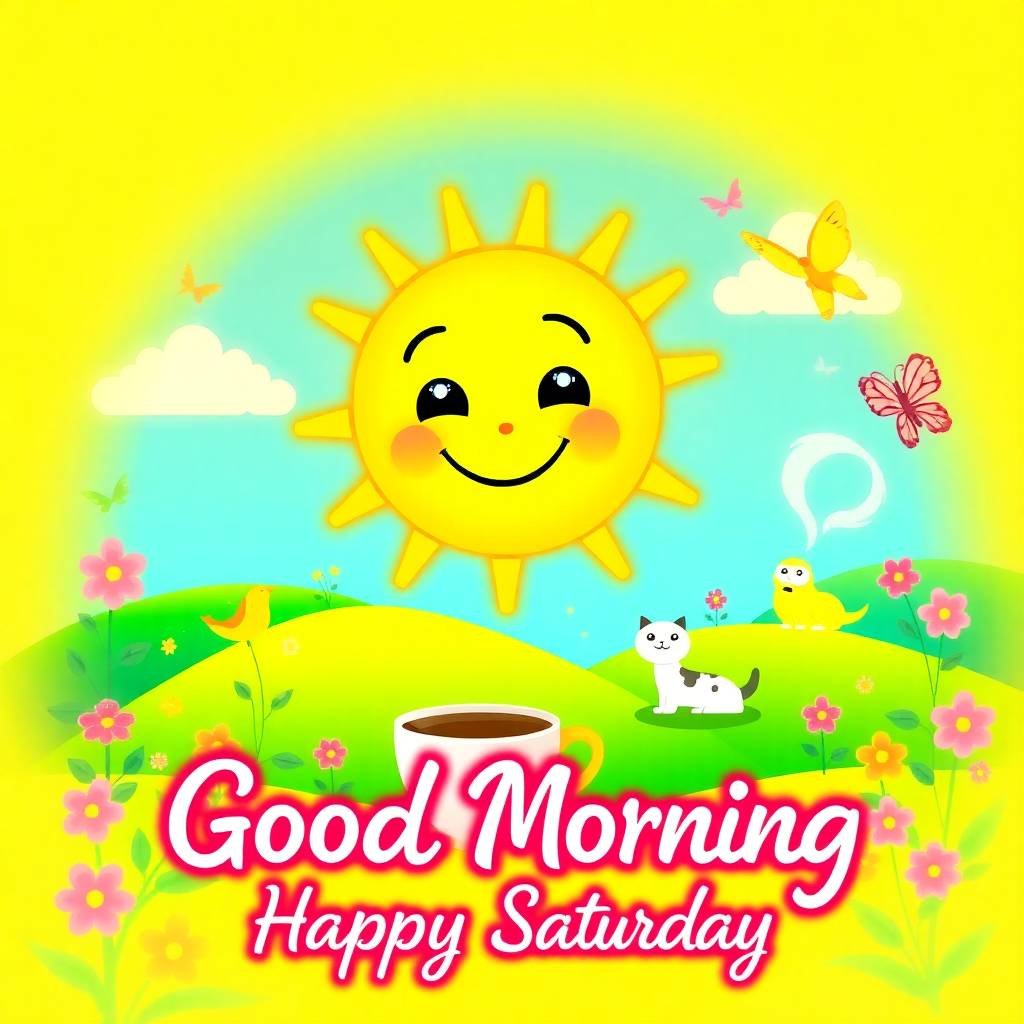 Brighten Up with Good Morning Happy Saturday Images 17 good morning happy saturday images