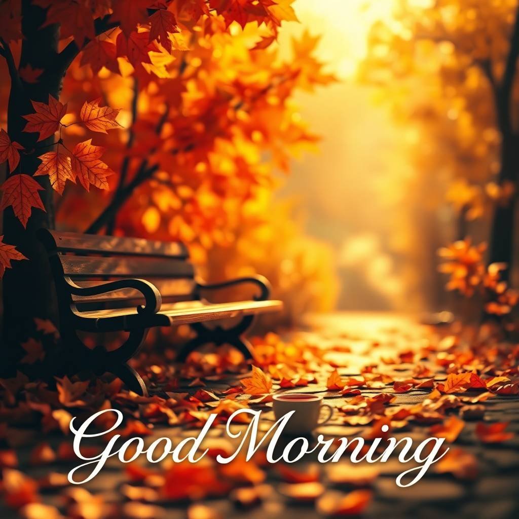 good morning fall images