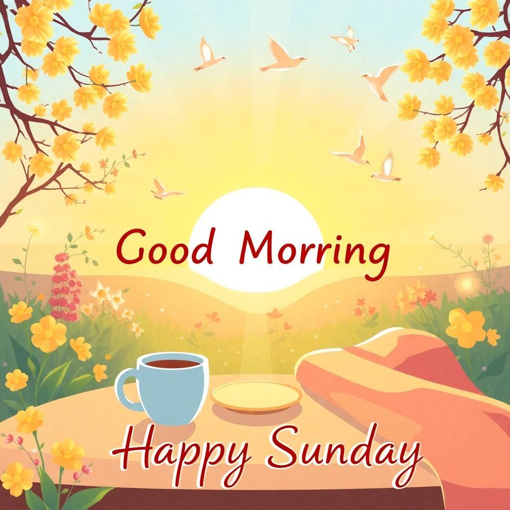 Good Morning Sunday Images to Brighten Your Day 9 good morning sunday images