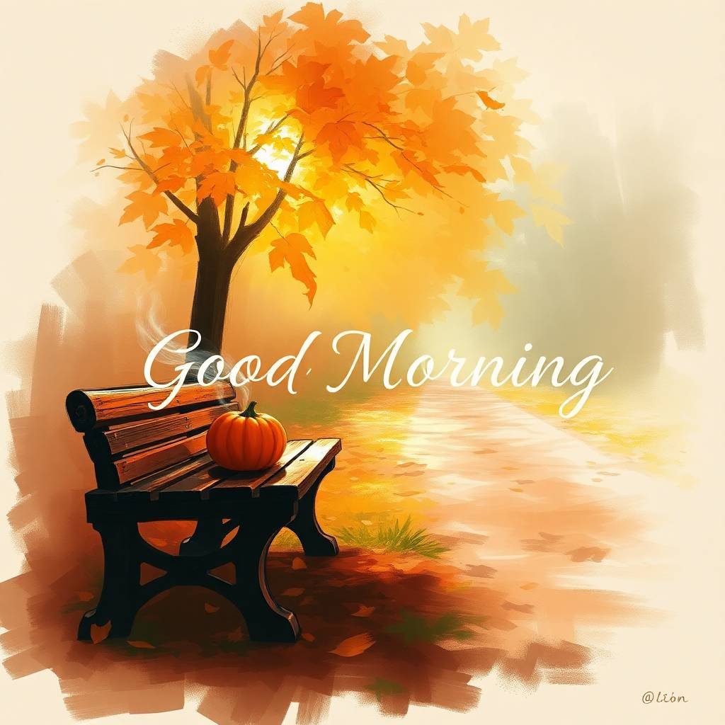 good morning fall images