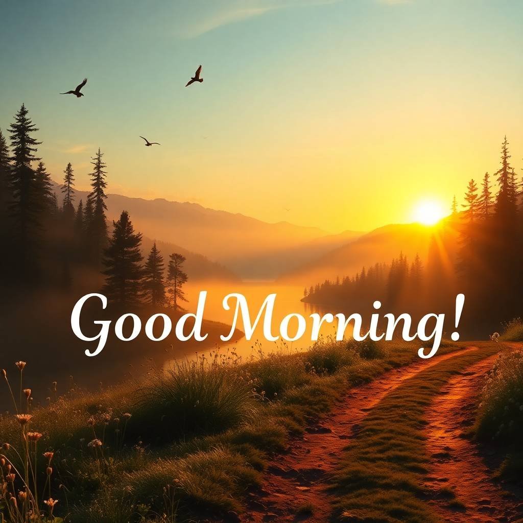 Beautiful Sunrise Good Morning Images with Nature 2 sunrise good morning images with nature