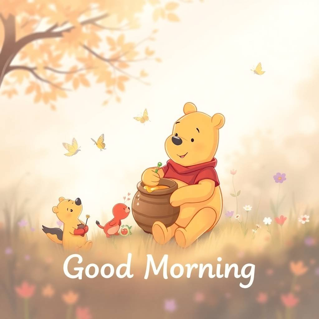 Sweet Winnie the Pooh Good Morning Images 4 winnie the pooh good morning images