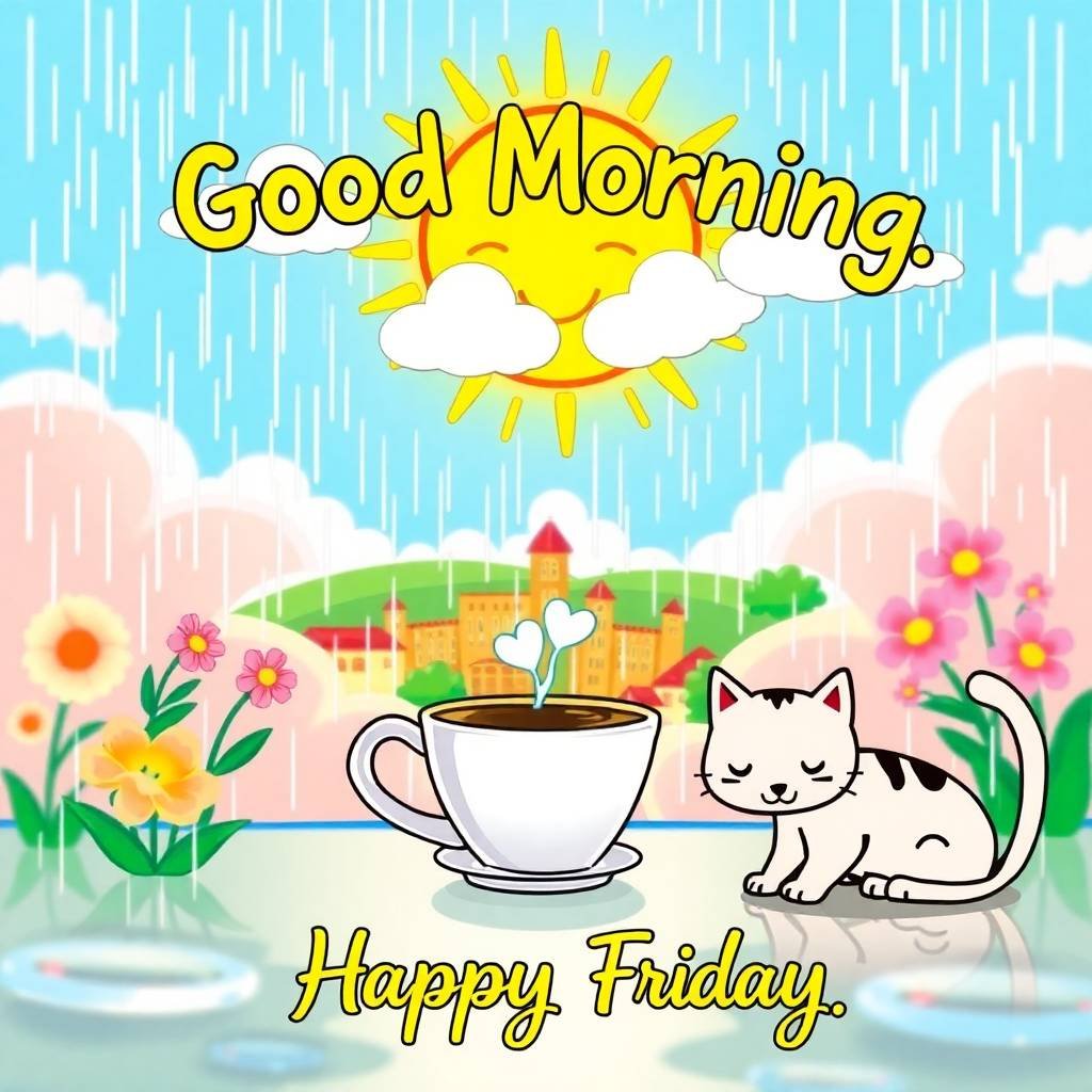 Good Morning Happy Friday Images to Share 6 Good Morning happy friday images
