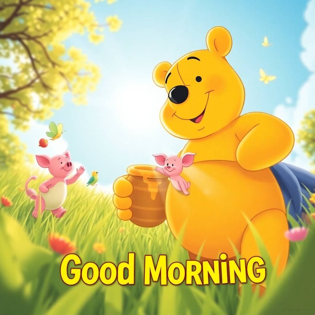 Sweet Winnie the Pooh Good Morning Images 5 winnie the pooh good morning images