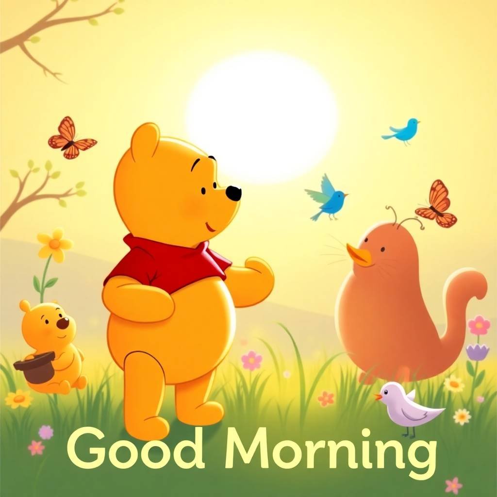 Sweet Winnie the Pooh Good Morning Images 6 winnie the pooh good morning images