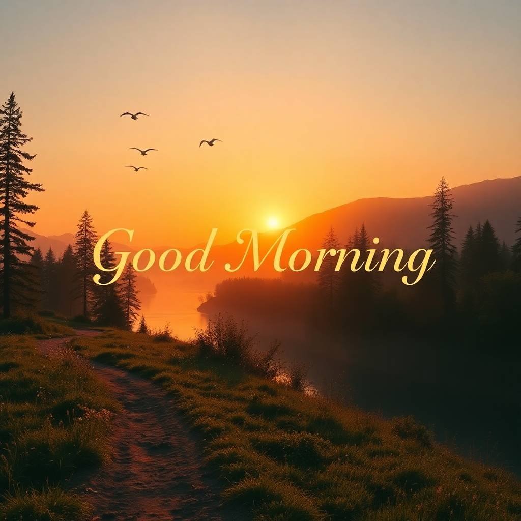 Beautiful Sunrise Good Morning Images with Nature 12 sunrise good morning images with nature