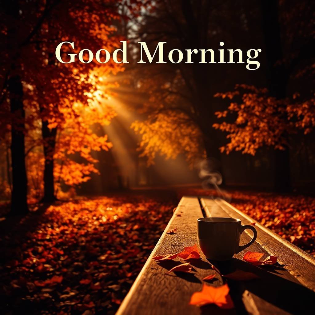 good morning fall images