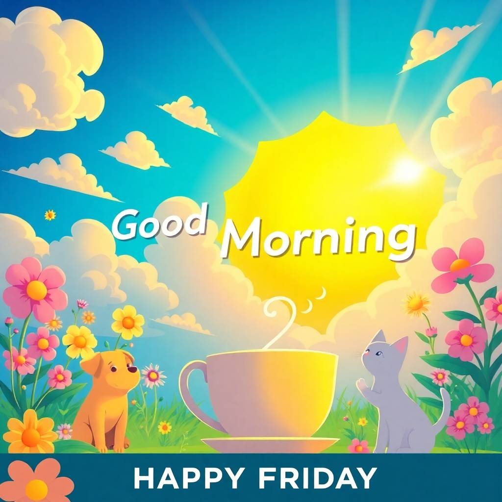 Good Morning Happy Friday Images to Share 14 Good Morning happy friday images