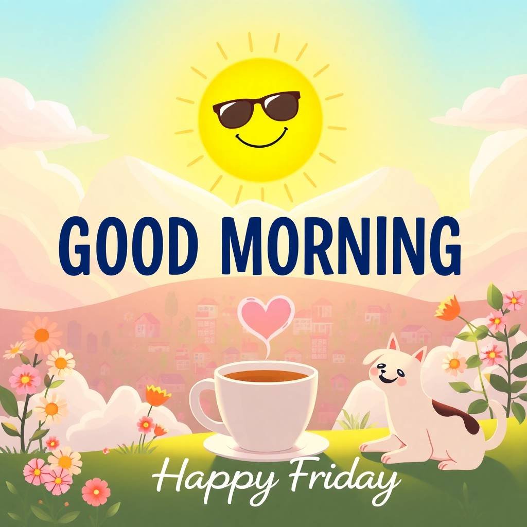 Good Morning Happy Friday Images to Share 12 Good Morning happy friday images
