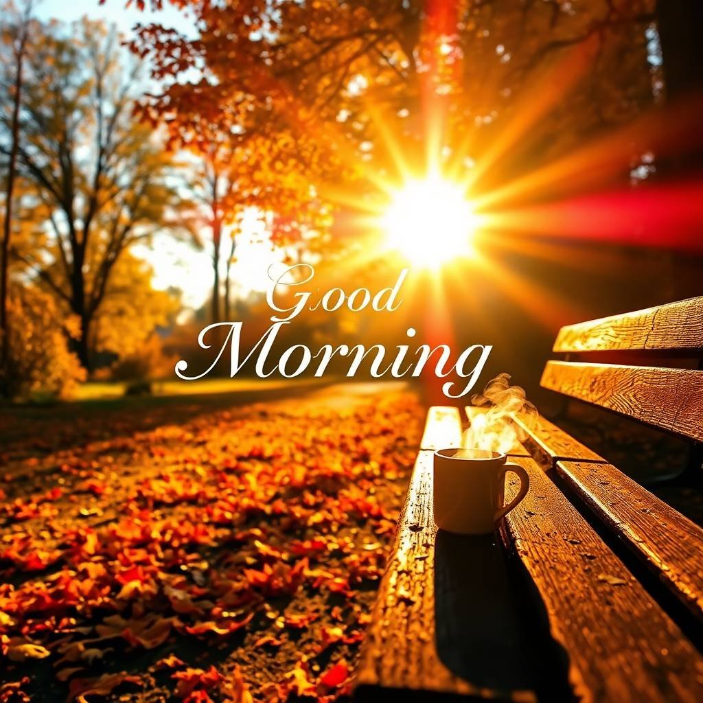 good morning fall images