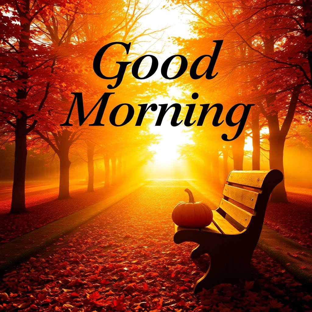 good morning fall images