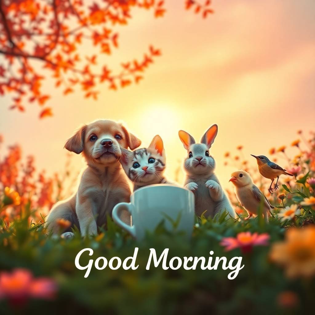 Good Morning with Animals Images To Share 15 good morning with animals