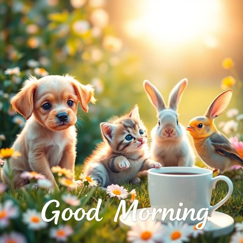 Good Morning with Animals Images To Share 18 good morning with animals