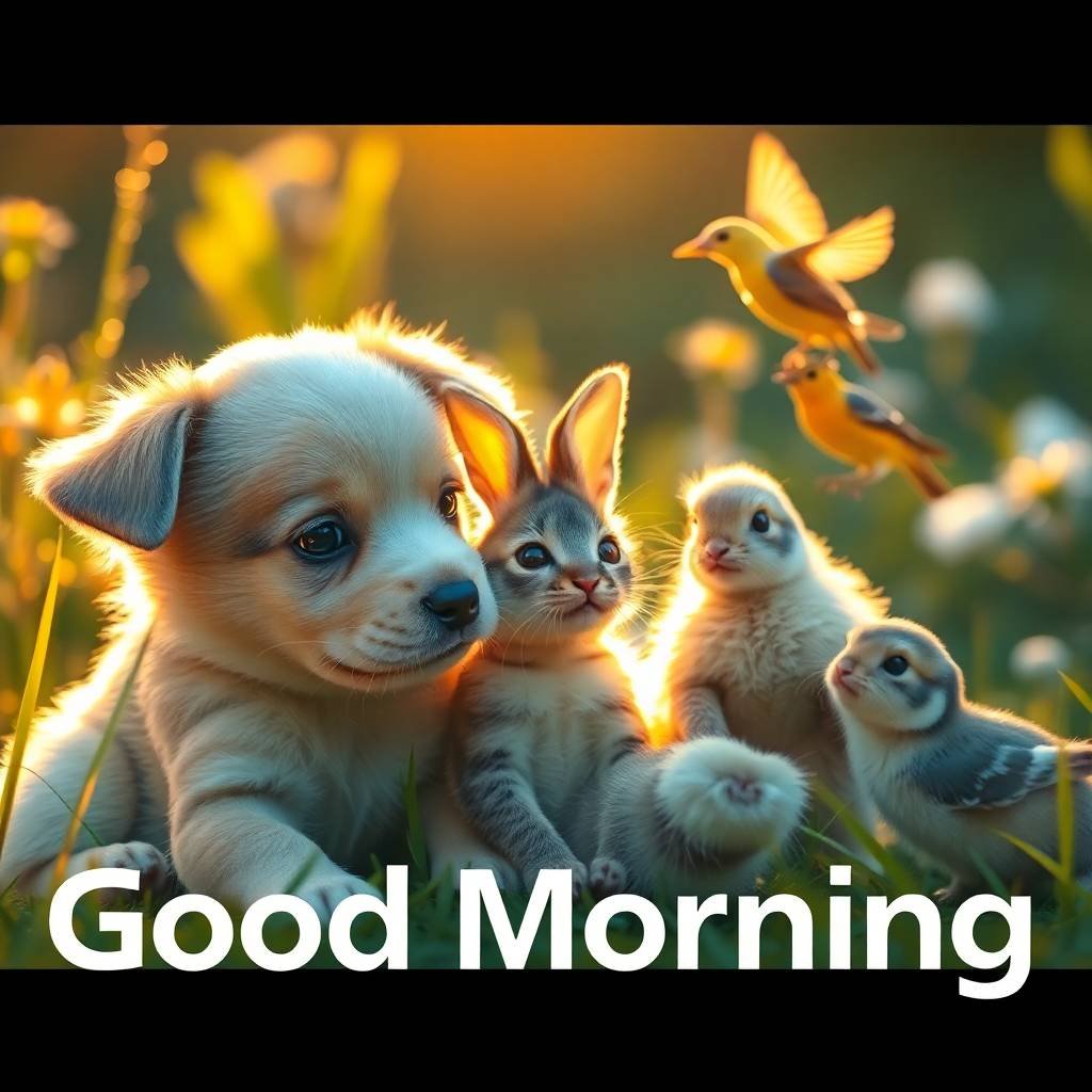 Good Morning with Animals Images To Share 22 good morning with animals