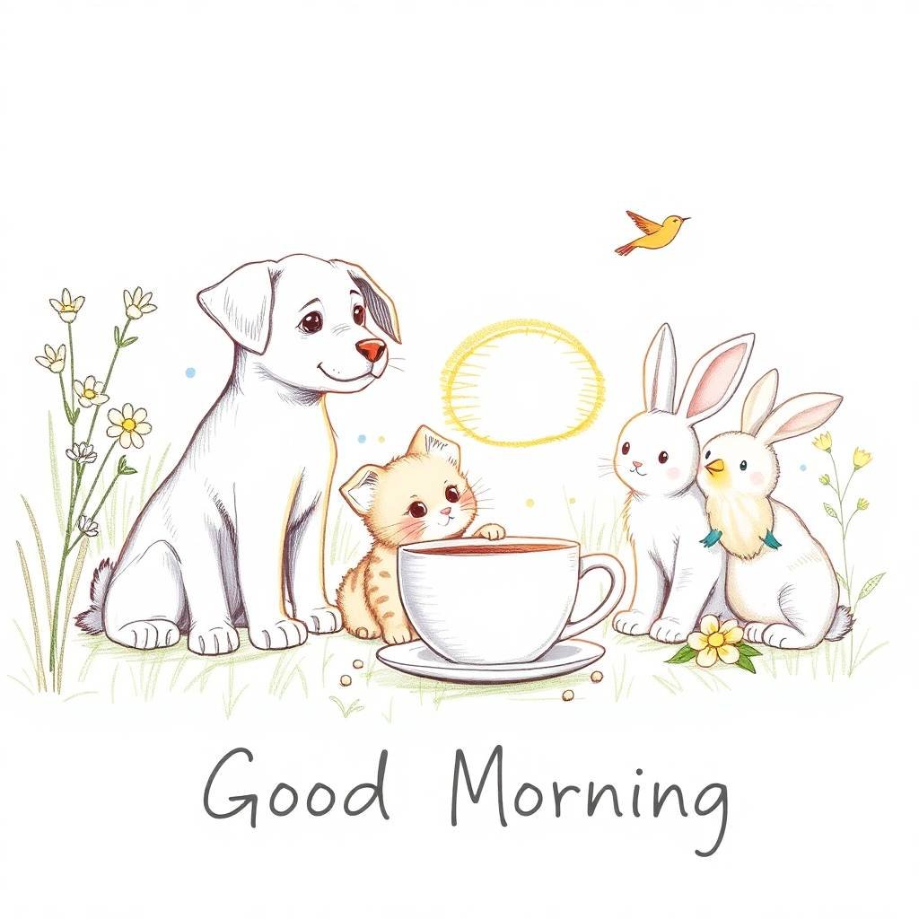 Good Morning with Animals Images To Share 26 good morning with animals